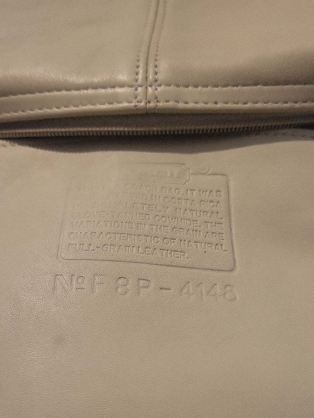 Coach Leather Shoulder Bag - Light Sage Green With Coin Purse and Folded Wallet